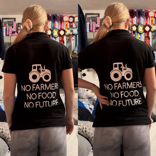 No Farmers No Food No Future Polo Top Men’s