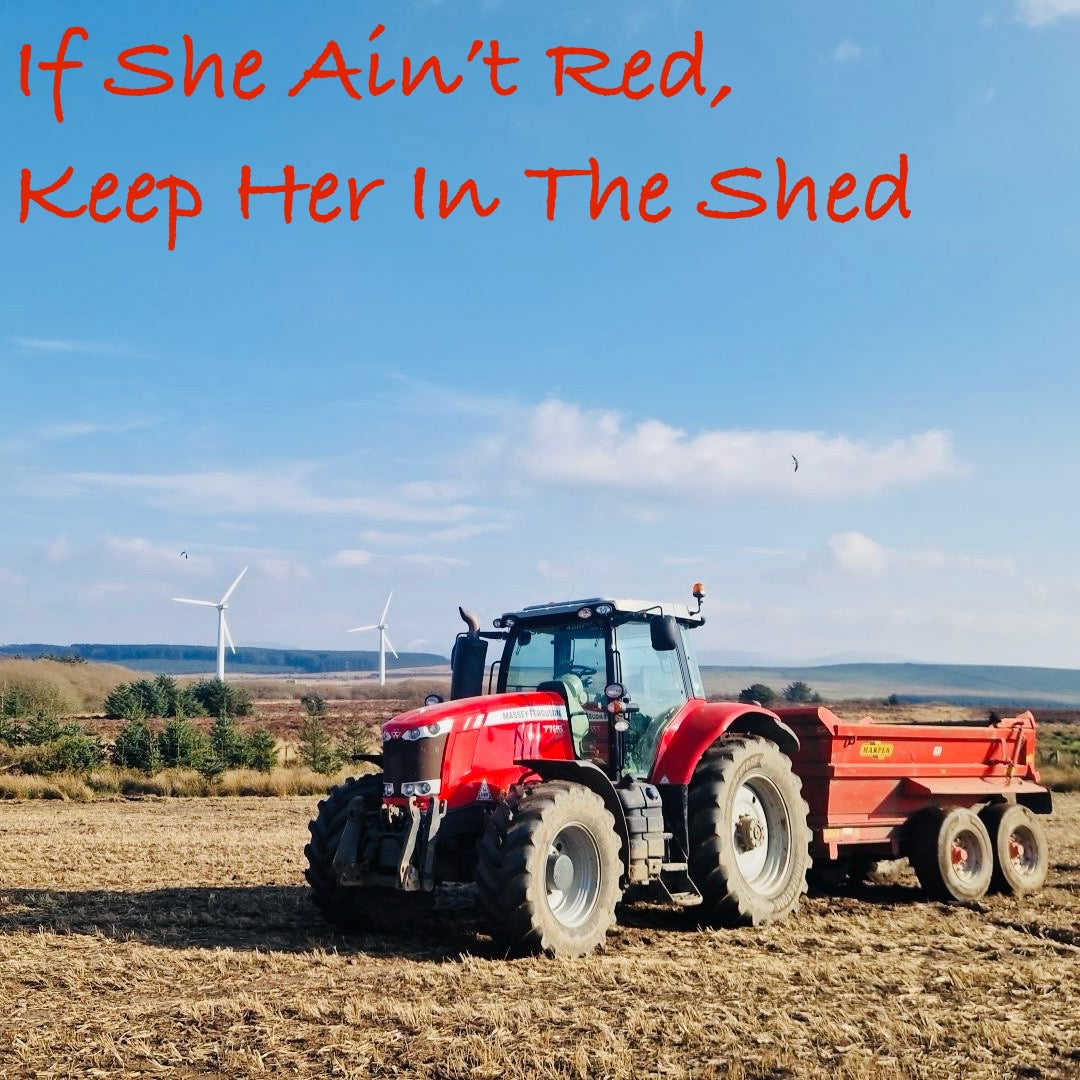 Massey Ferguson Air Freshener If She Ain’t Red, Keep Her In The Shed